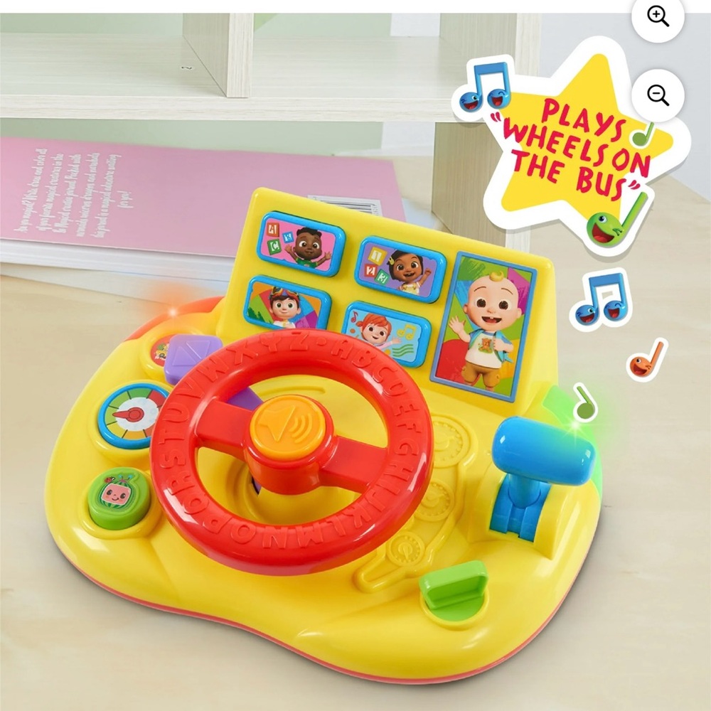 Colorful Learning Steering Wheel Toy - Picture 4 of 6